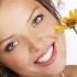 Woman with flower